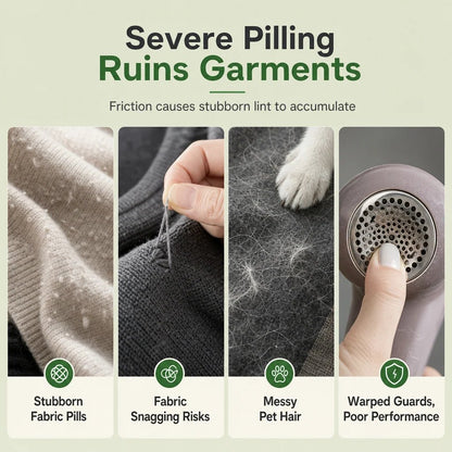 🧥⚡ Rechargeable Lint Remover – Restore Clothes Fast with Smart Digital Display