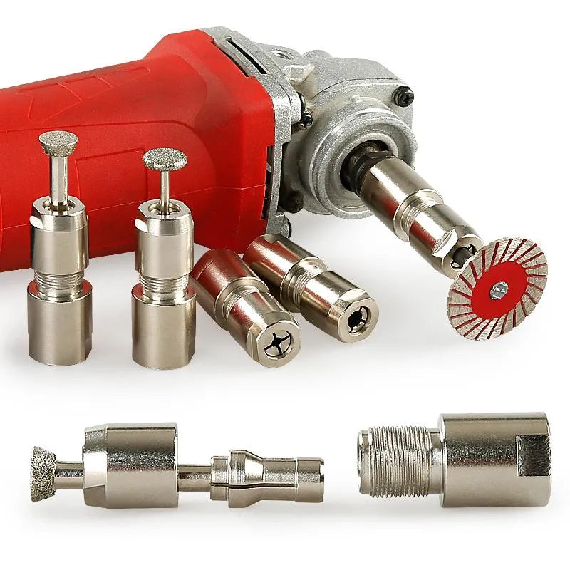 ⚙️ Rotary Carving Adapter Kit for 100-Type Angle Grinders with 3mm & 6mm Dual Collets 🔧
