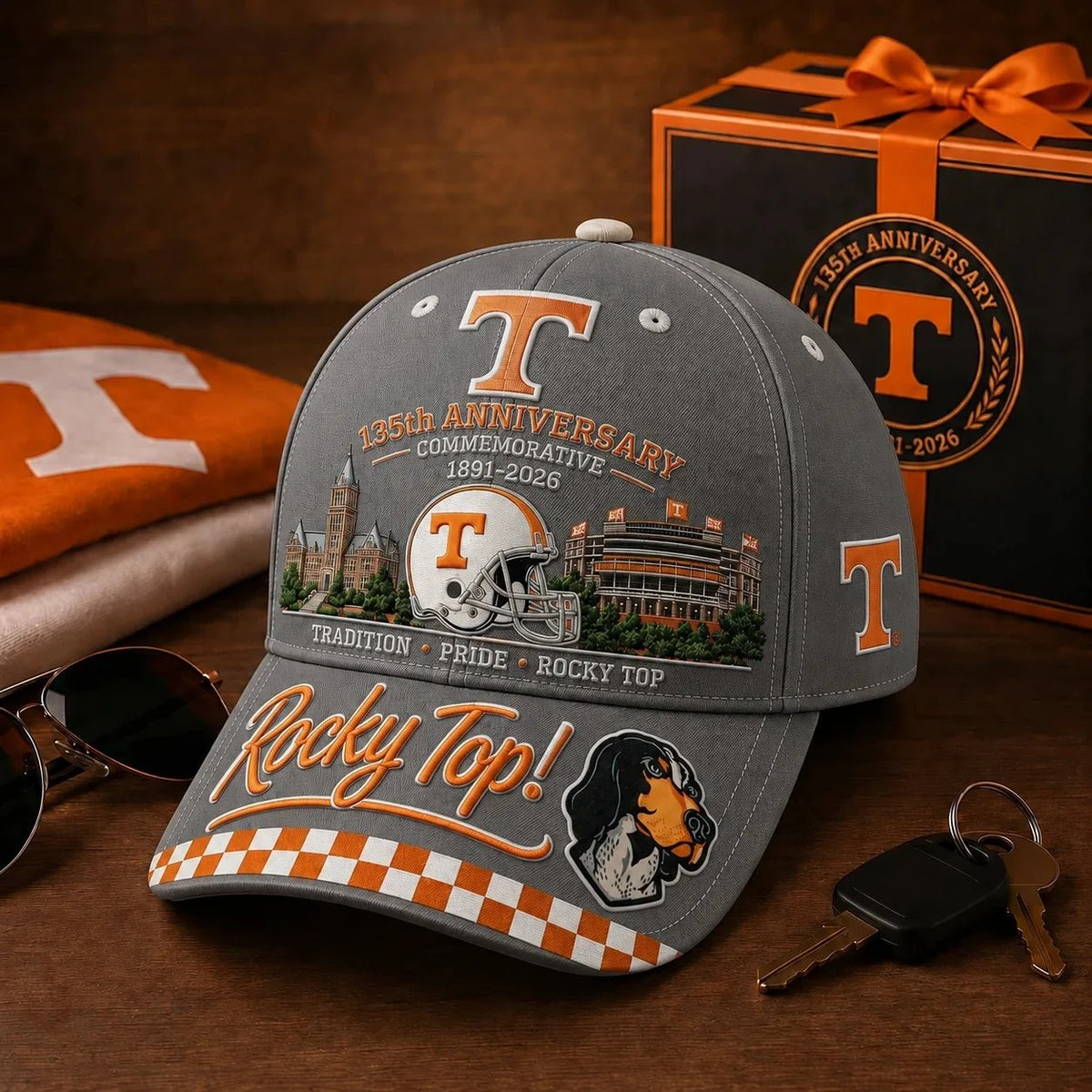 Rocky Top 135th Anniversary Commemorative Cap🏈