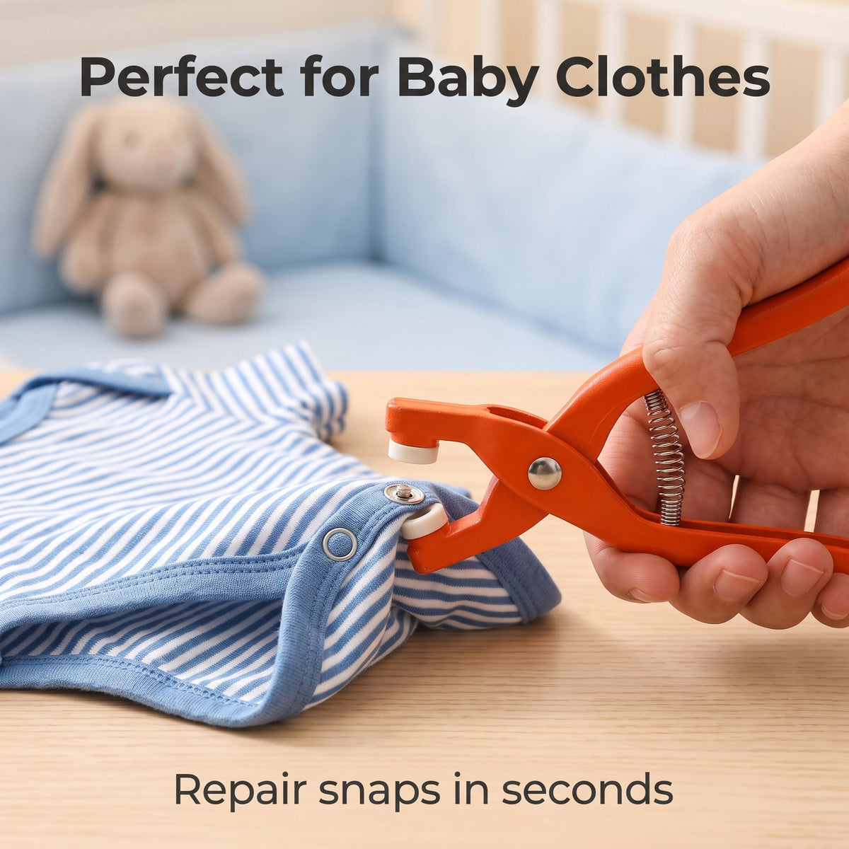 🧷 50% OFF✨ Sew-Free Snap Fastener Plier Kit — No Needle, No Thread