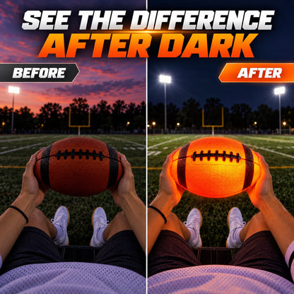 Light-Up LED Football 🏈 – Glowing Ball for Evening Play