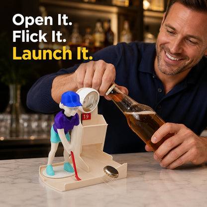 Interactive Golf Bottle Opener - Turn Every Drink Into A Mini Game