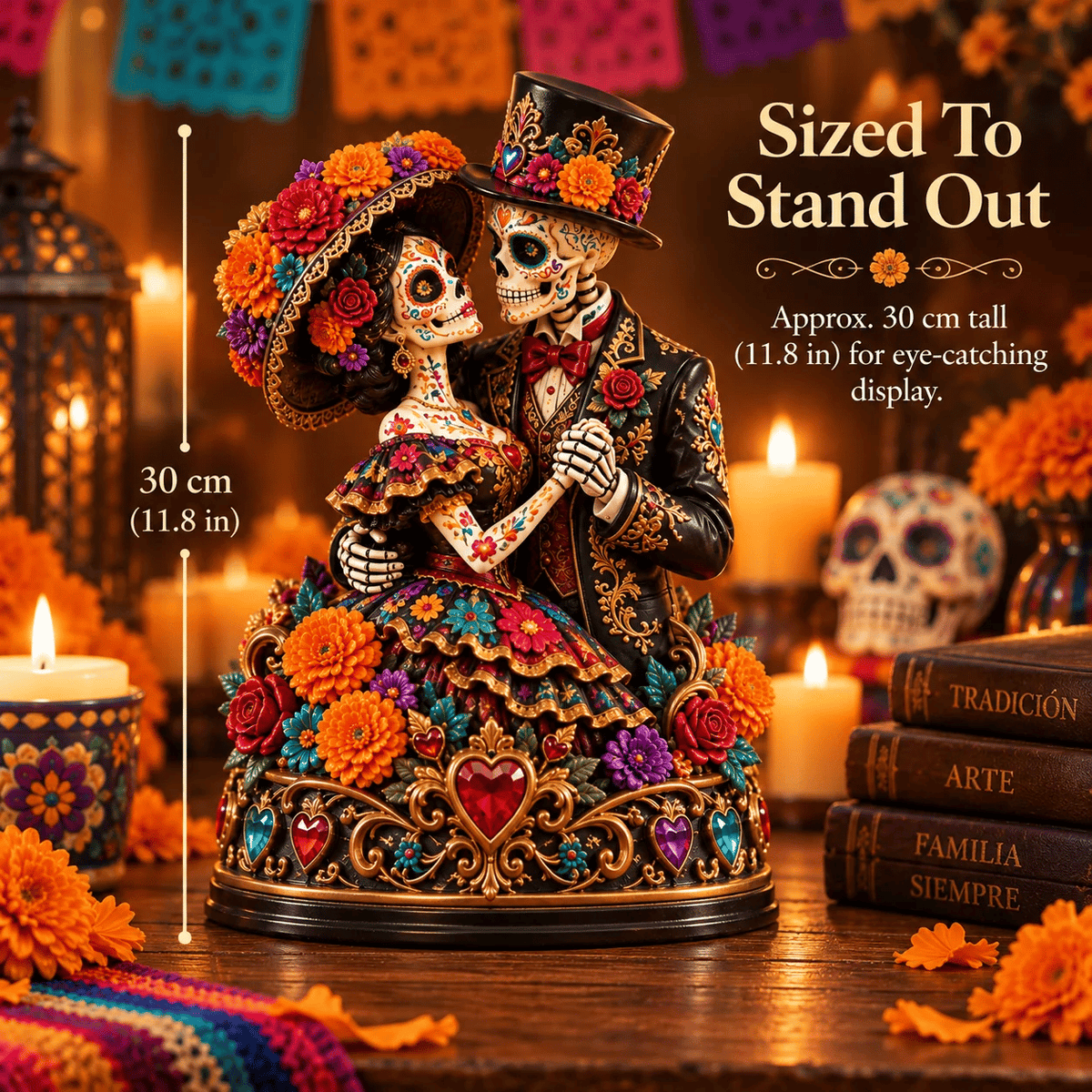 💀 Eternal Dance Skeleton Couple Figurine