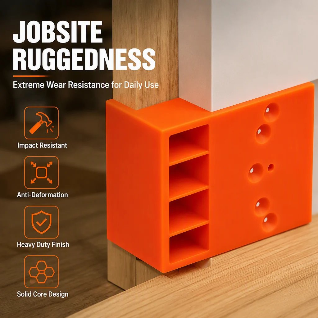 🎉📢BUY 1 GET 1 FREE !! ⏰Wardrobe Cabinet Side Filler Panel Installation Locator and Stepped Positioning Plate for Precise Hole Alignment