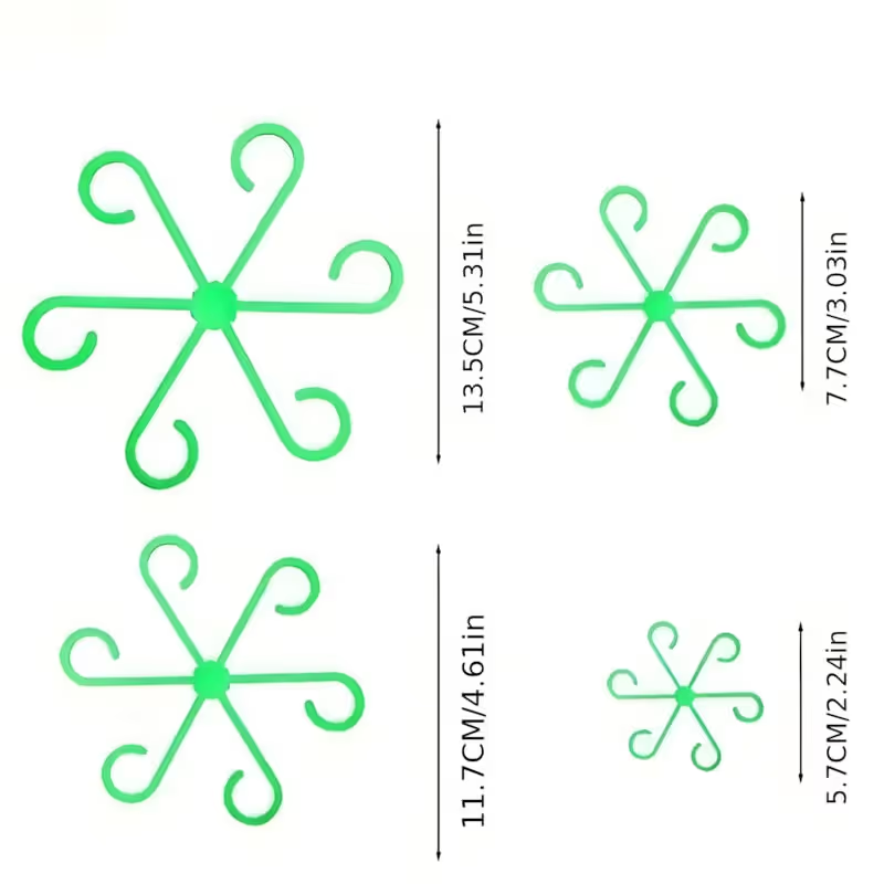 🌱 Reusable Plant Support Clips for Tomatoes, Vines & Climbing Plants
