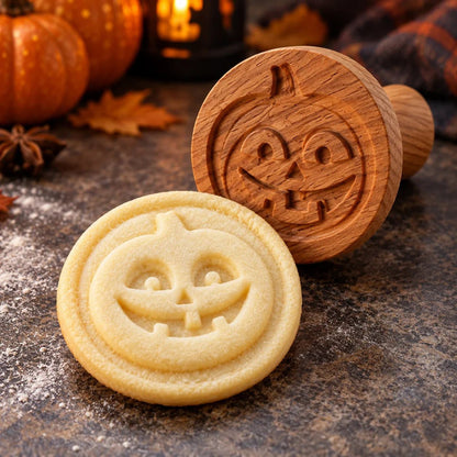 🎉Patterned Wood Cookie Embosser | Seasonal Party & Gift Cookie Prep