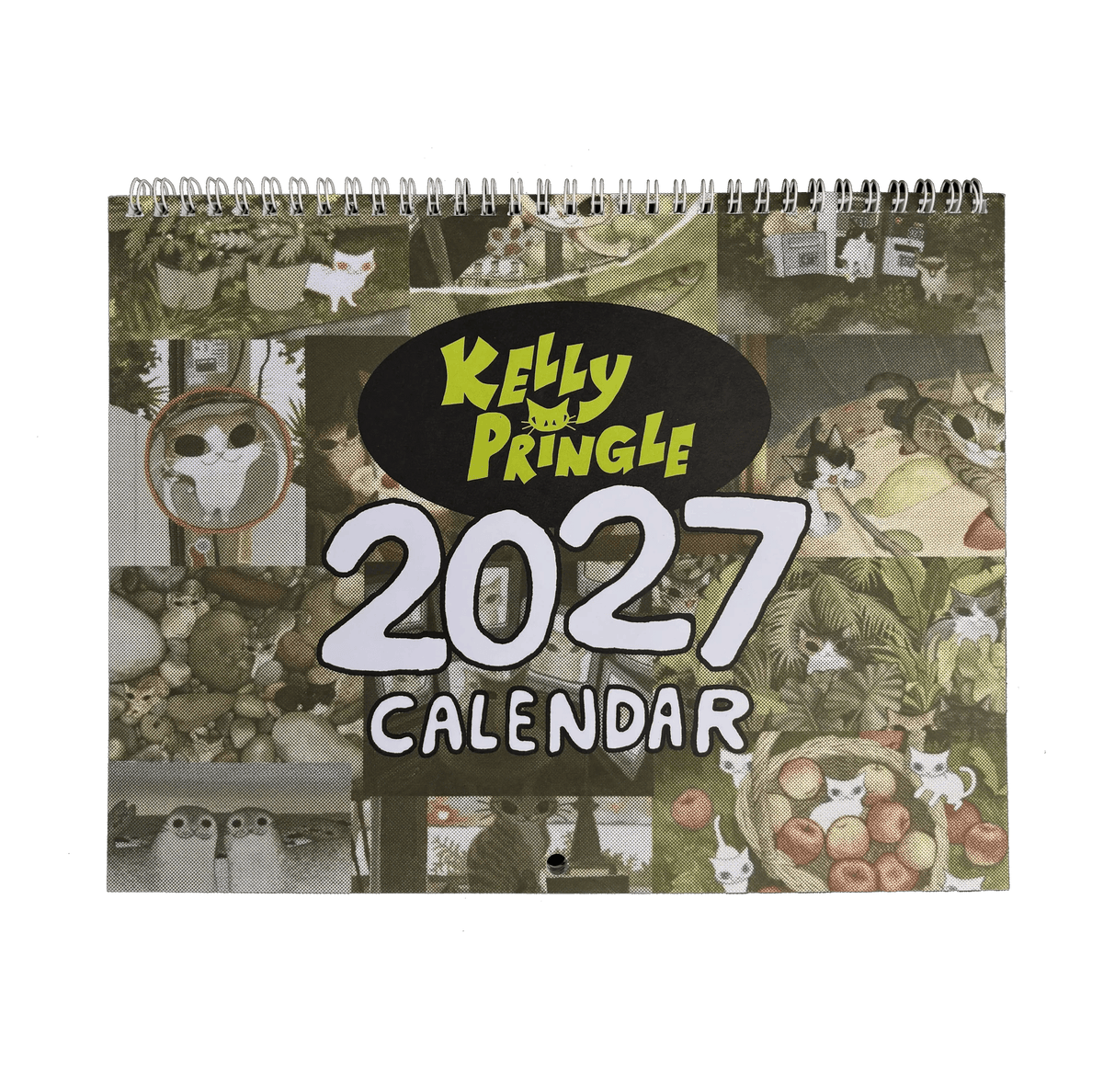 📆2027 Kelly Pringle Calendar【Calendar and sticker sheet】