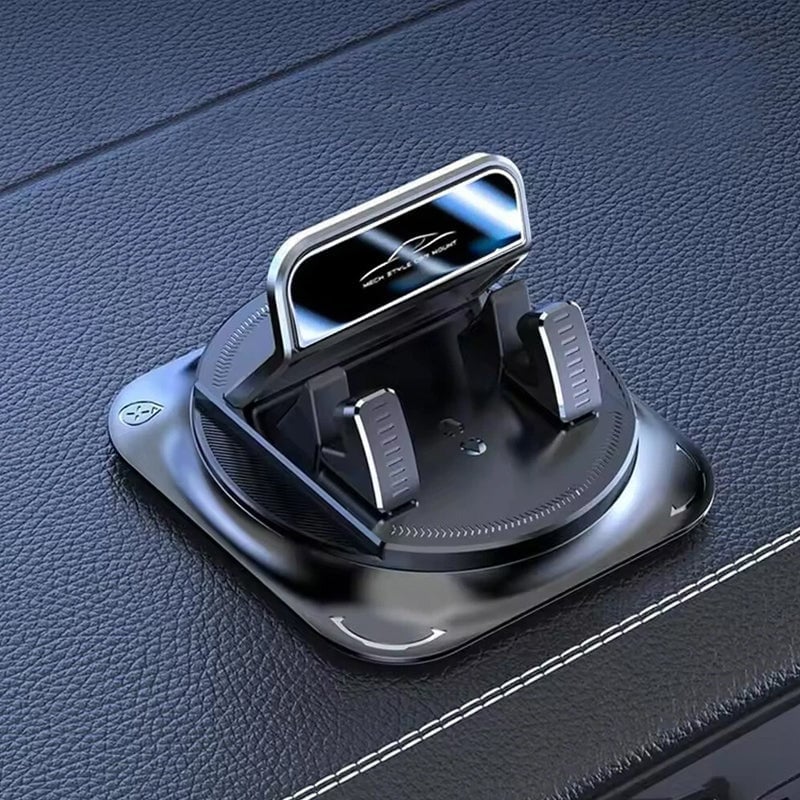 360° Swivel Car Phone Mount 🚗 – Adjustable Hands-Free Dashboard Holder