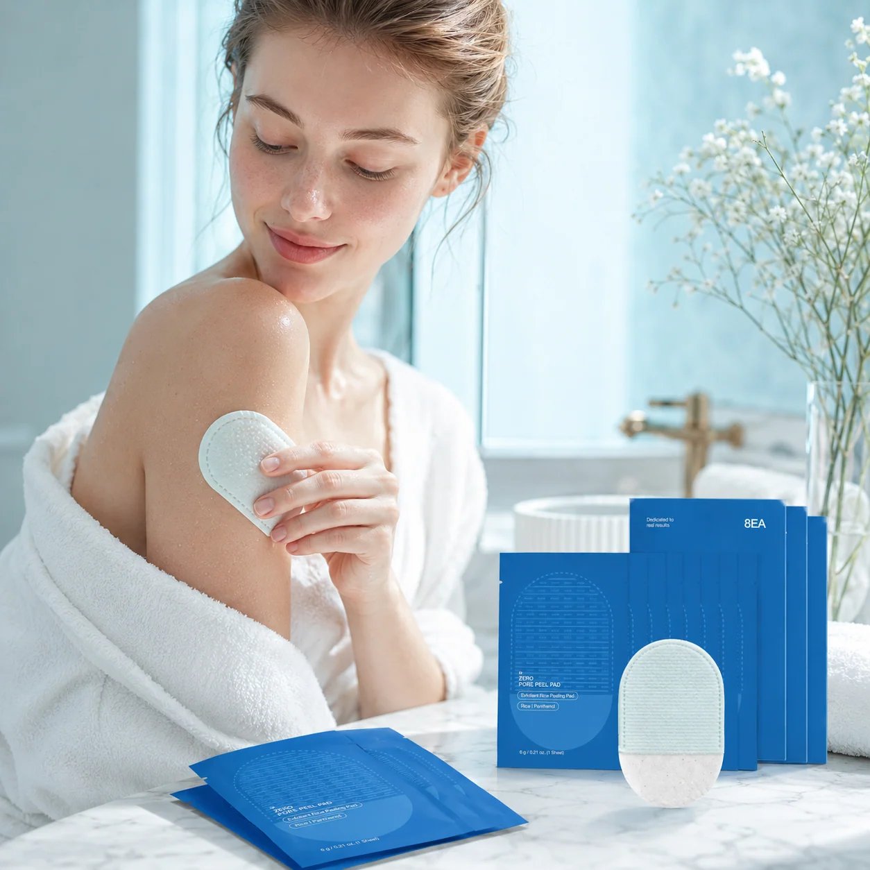 🔥Last Day 50% OFF✨Body Exfoliating Scrub Pads  8 Pack