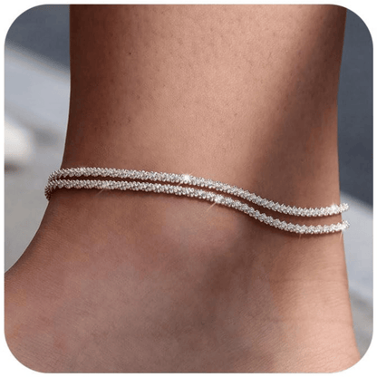 🎁Final Day: Only $15.99🎉🔥Dainty Layered Anklet For Women