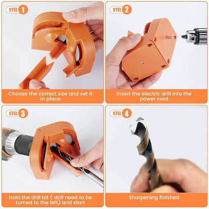 Multi-Purpose Drill Bit Sharpener 🔧 – Convenient Tool Sharpening Set
