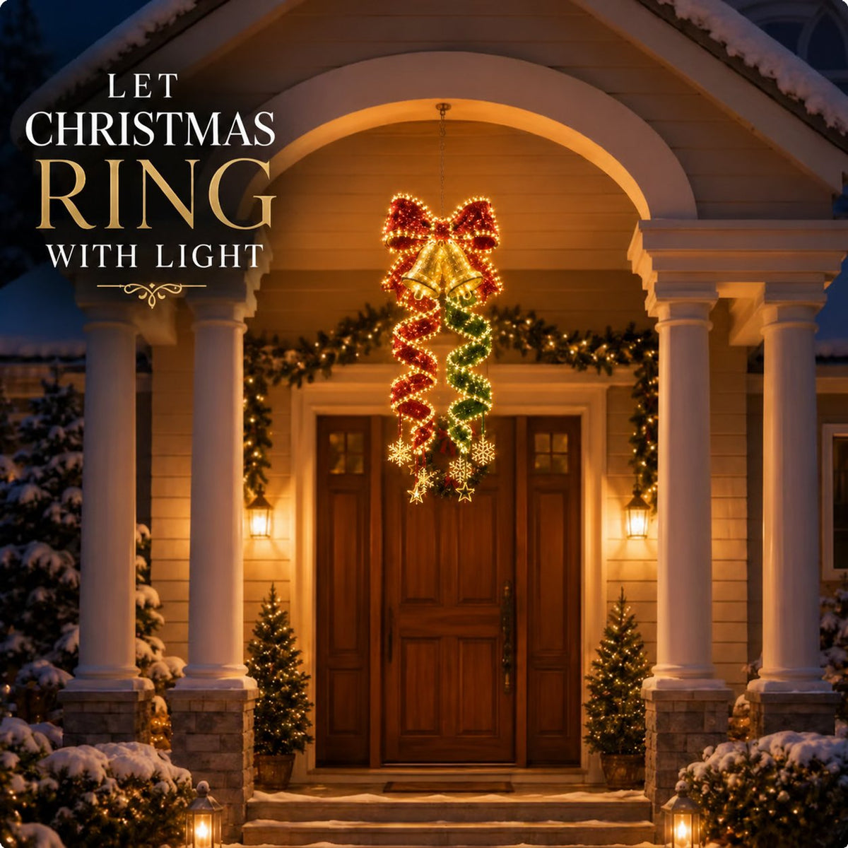 🎄Julmagisk spiralhängande LED-ljuskollektion