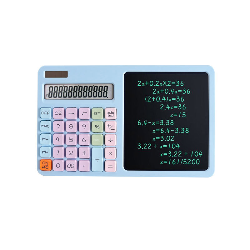 🧮 2-in-1 Calculator & LCD Writing Tablet – Notes Made Easy