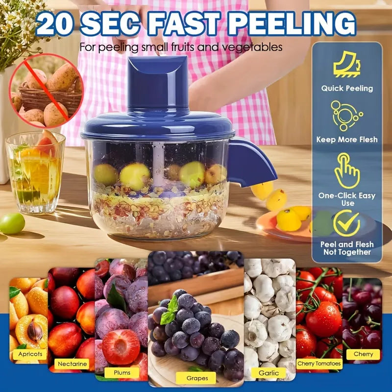 Automatic Fruit & Vegetable Peeler 🥔 – Effortless Kitchen Prep