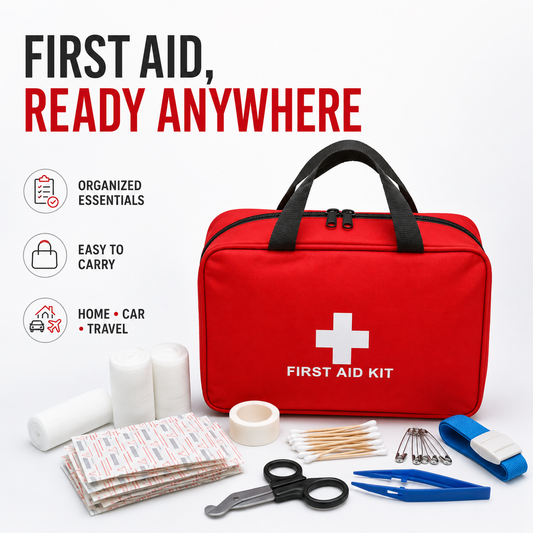 330-Piece All-Weather Emergency Medical Kit for Home, Car, Travel & Outdoor Safety 🩹