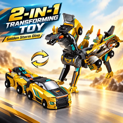 🦖 Transforming Dinosaur Car Toy – 2-in-1 Action Vehicle