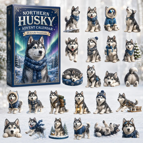 🐺❄️ Northern Husky Advent Calendar 2026 – 24 Days of Husky Christmas Surprises 🎄