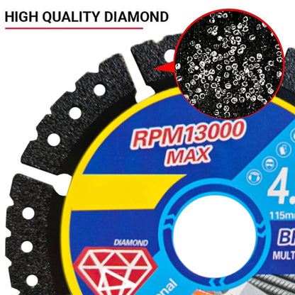 4.5" Multi-Material Diamond Cutting Blade 💎 – Heavy-Duty Saw Disc