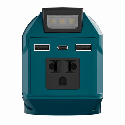 🪫250W Portable Power Inverter – Turn 18V–21V Tool Batteries Into 220V AC Power