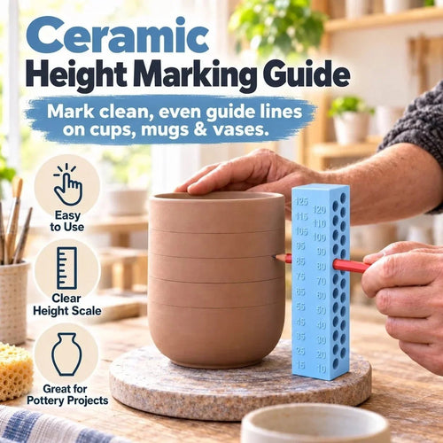 📏 Ceramic Height Marking Guide – Precision Measuring Tool