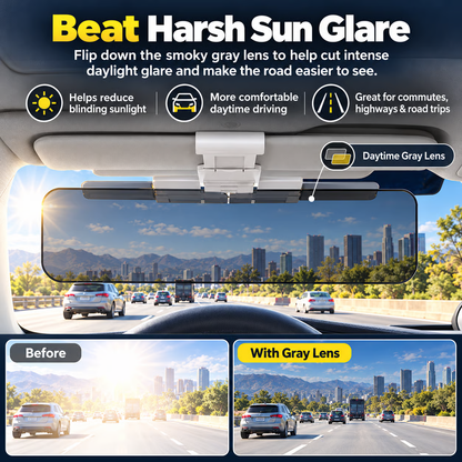 🚗Sun Visor for Car Universal Anti-Glare Polarized Visor Extender