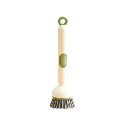 🧽 Adjustable Long-Handle Dish Brush with Built-In Soap Dispenser