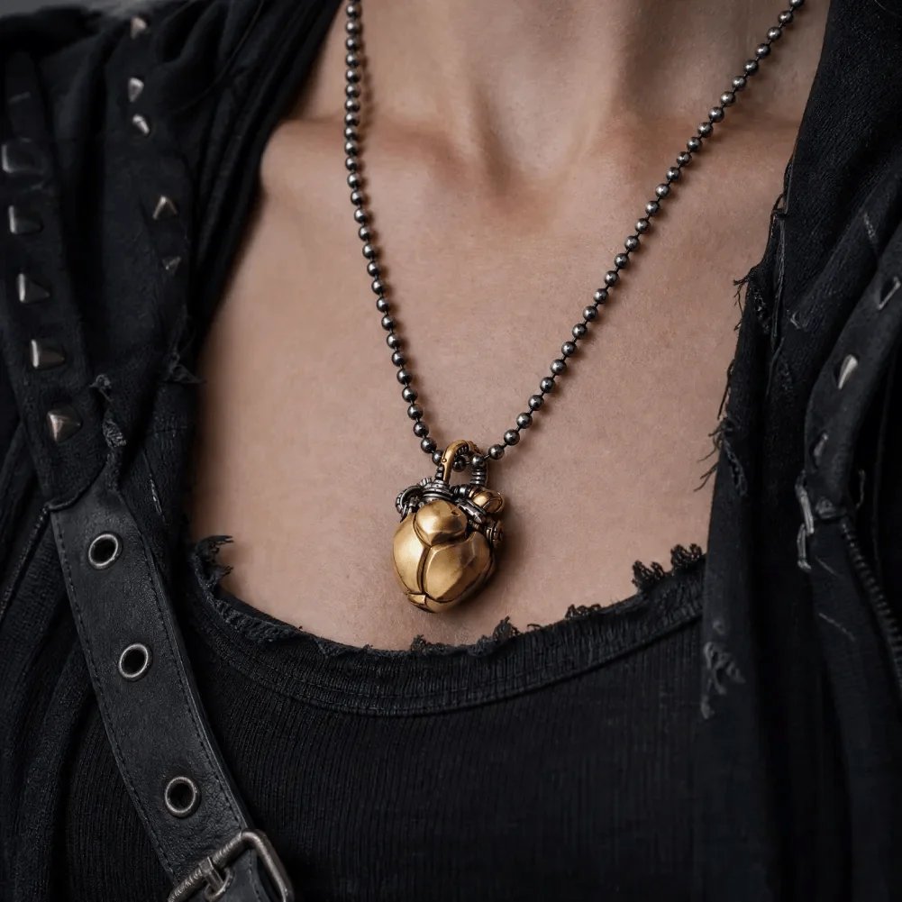 Eye of Time Kinetic Pendant ⚙️ – Steampunk Astrolabe Necklace with 60cm Chain