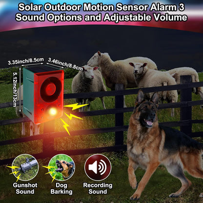 Solar-Powered Motion Sensor Alert 🚨 – Outdoor Security for Sheds, Garages & RVs