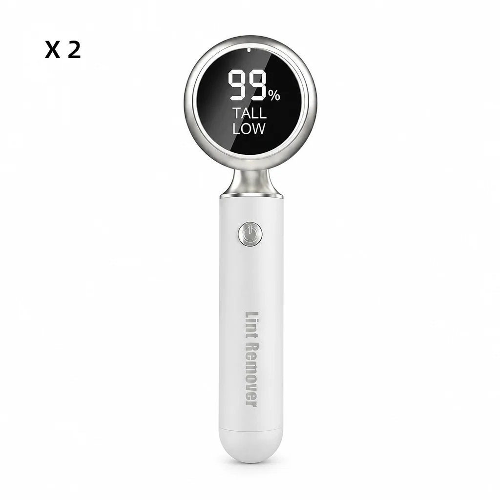 🧥⚡ Rechargeable Lint Remover – Restore Clothes Fast with Smart Digital Display