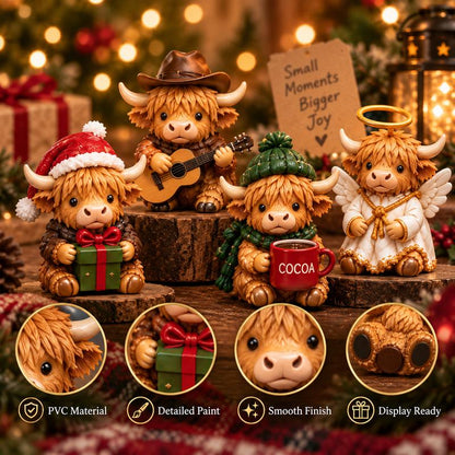 🐮 Highland Cow Christmas Countdown Calendar – 24 Days of Cozy Farmhouse Surprises 🎄✨