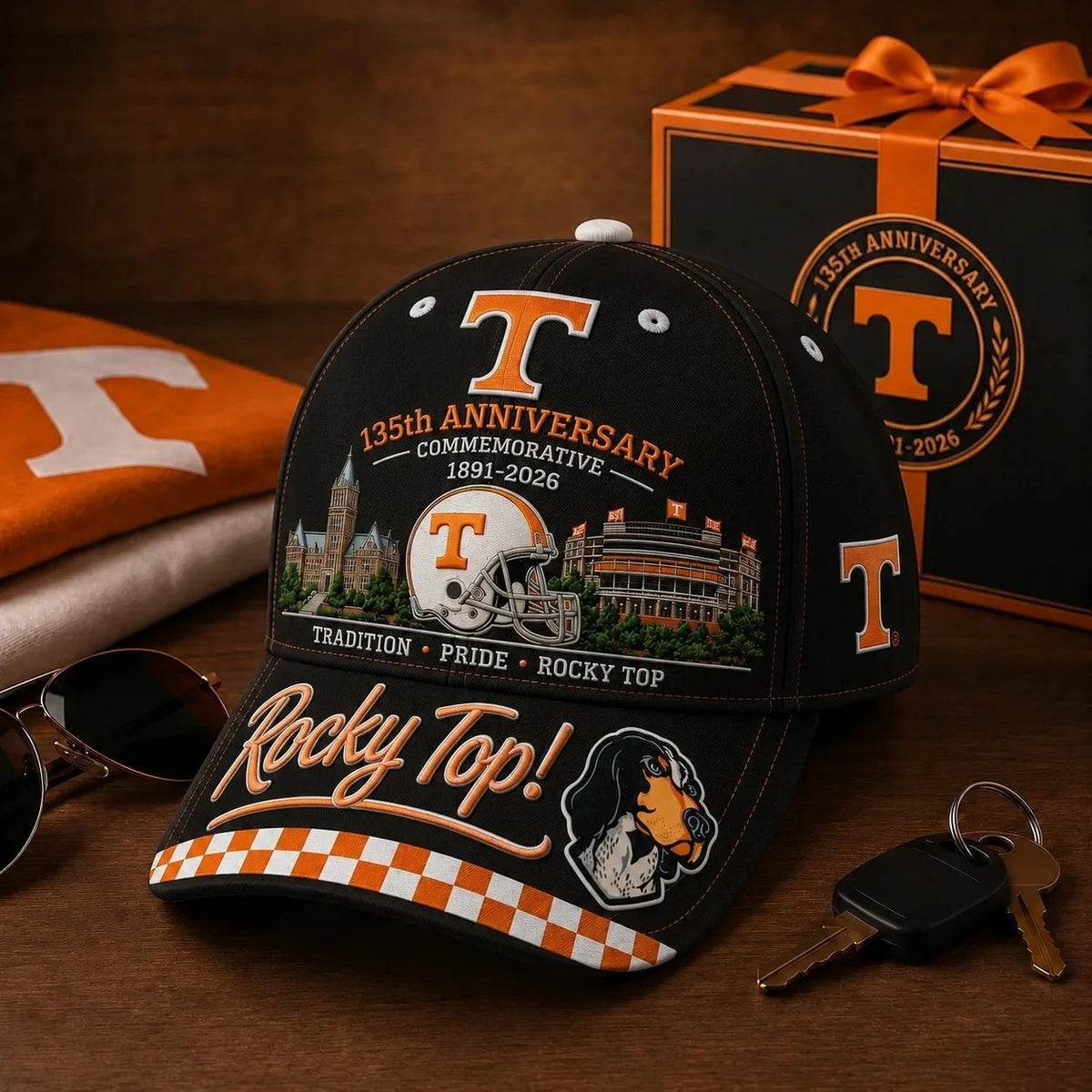 Rocky Top 135th Anniversary Commemorative Cap🏈