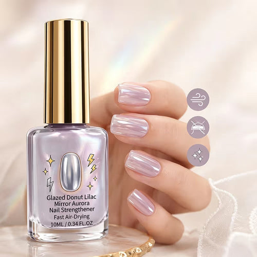 ⏰Lilac Glossy Mirror Nail Strengthener