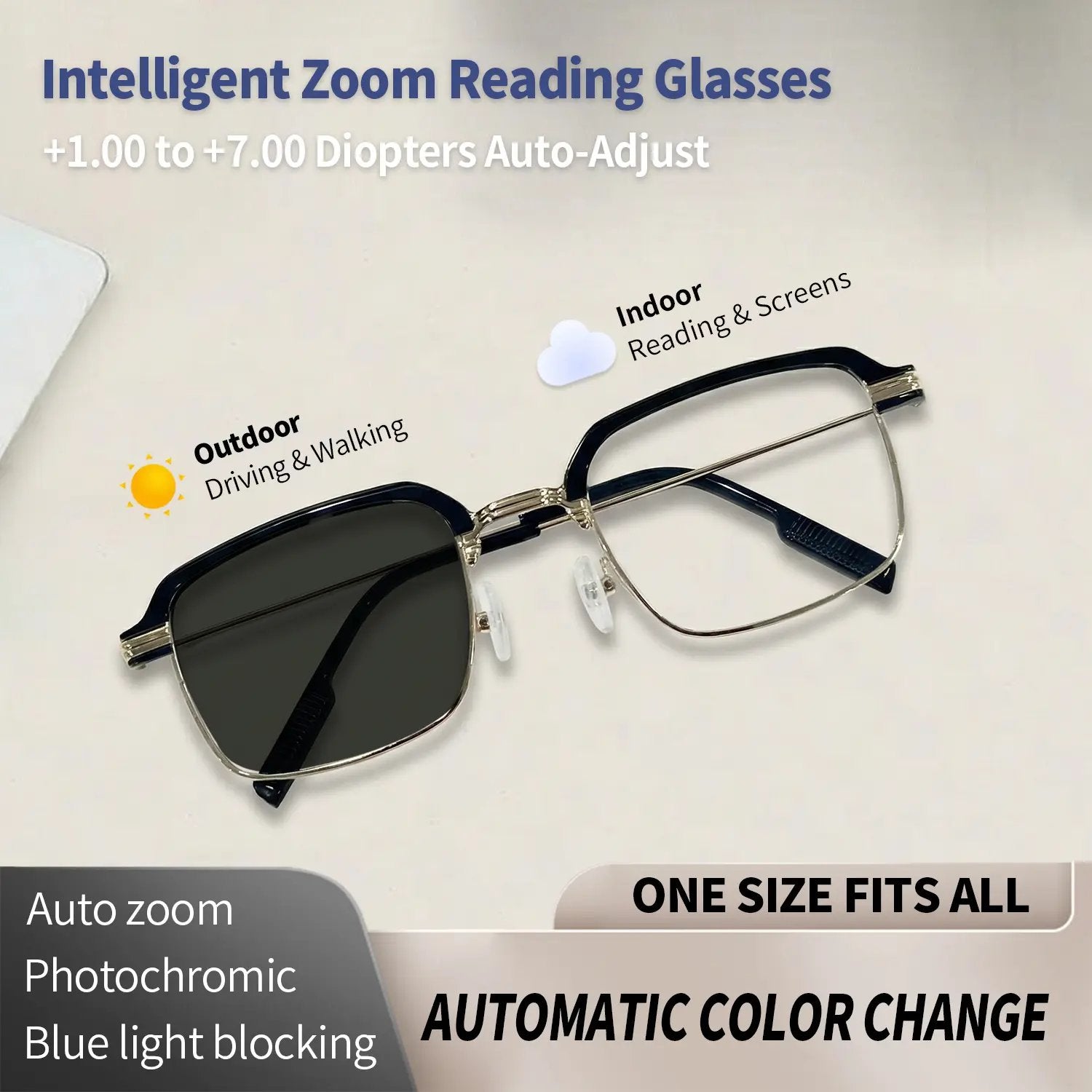 ✨BUY 2 FREE 2 ✨ Auto-Adjusting HD Reading Glasses