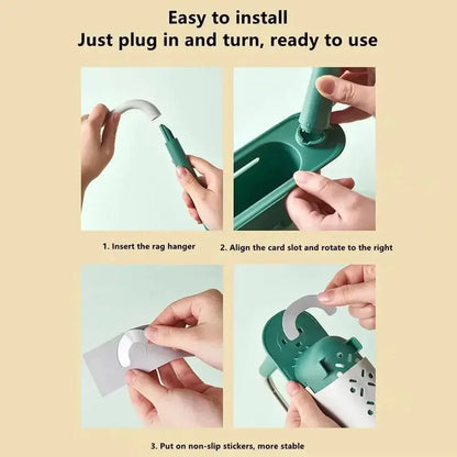 Expandable Heavy-Duty Sink Caddy – Adjustable PP Storage Rack 🧽