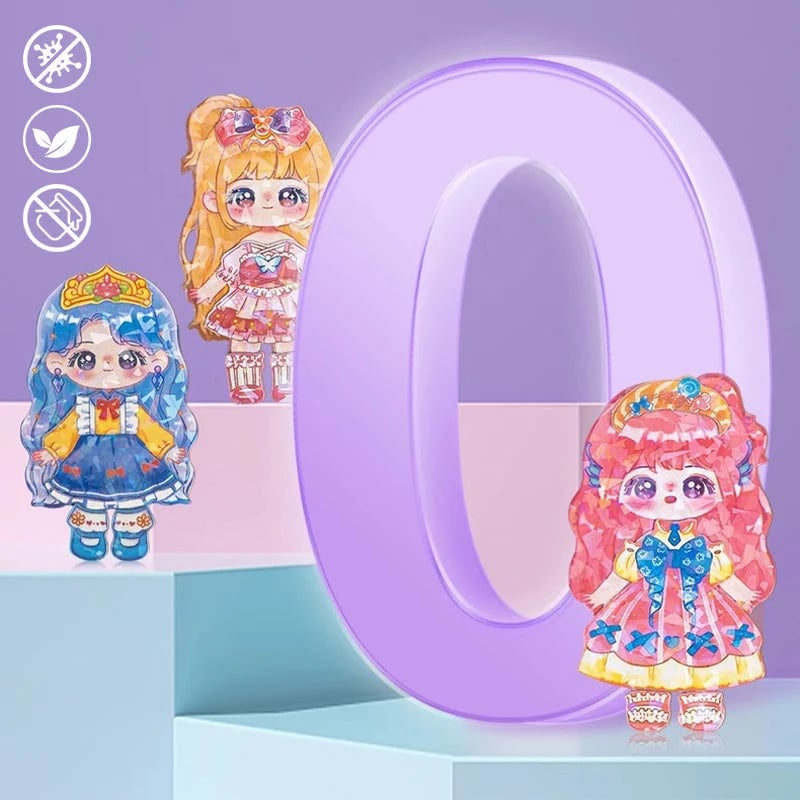 💥 Limited-Time Deal | Red Magnetic Mix-and-Match Dress-Up Dolls for Kids 🛍️