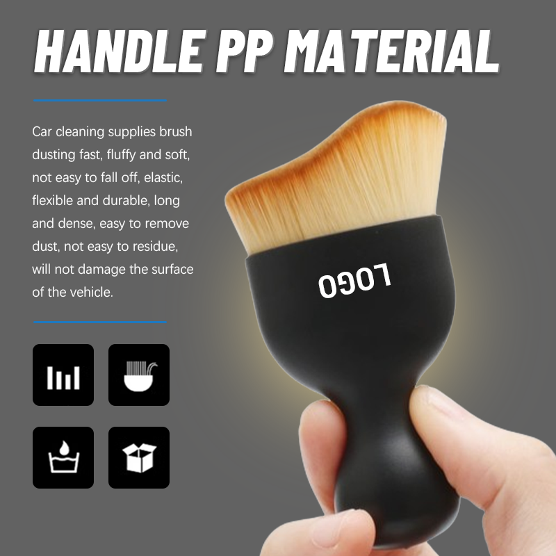 🧹 Soft-Bristle Car Interior Duster – Wet & Dry Cleaning Brush