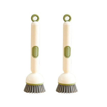 Rotating Dish Cleaning Brush 🧽 – Long Handle with Soap Dispenser
