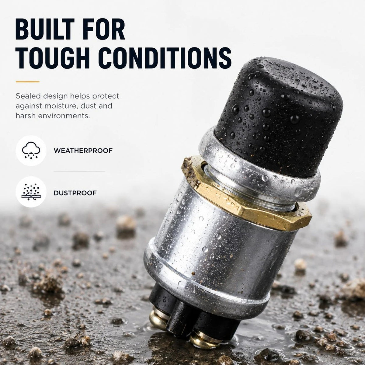 💯Heavy-Duty Engine Start Push Button Switch