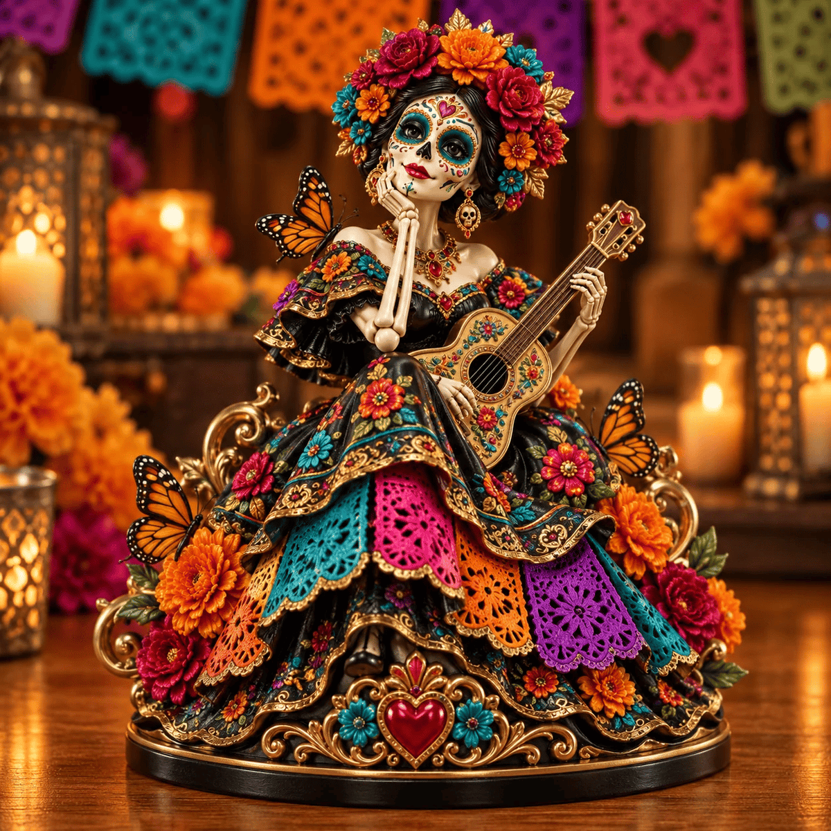 💀 Eternal Dance Skeleton Couple Figurine
