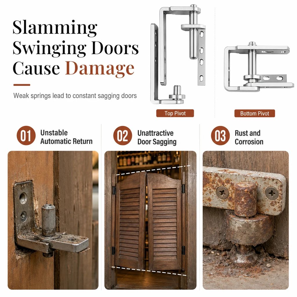 🔥 50% Off Today: Compact B01 Two-Way Spring Hinge for Smooth Swinging Doors