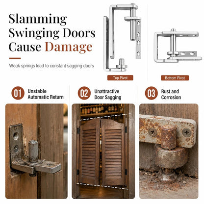🔥 50% Off Today: Compact B01 Two-Way Spring Hinge for Smooth Swinging Doors