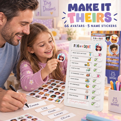 Morning Routine Chore Chart for Kids 🧸