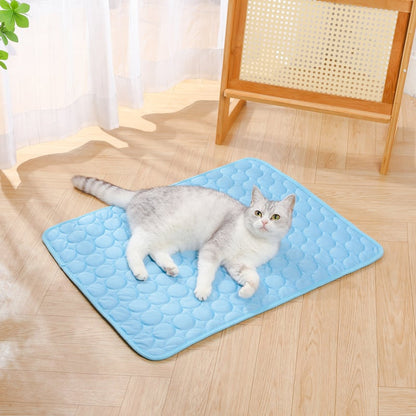 🐶 Cooling Mat for Dogs – Refreshing Pet Pad, Blue XS 40×30cm