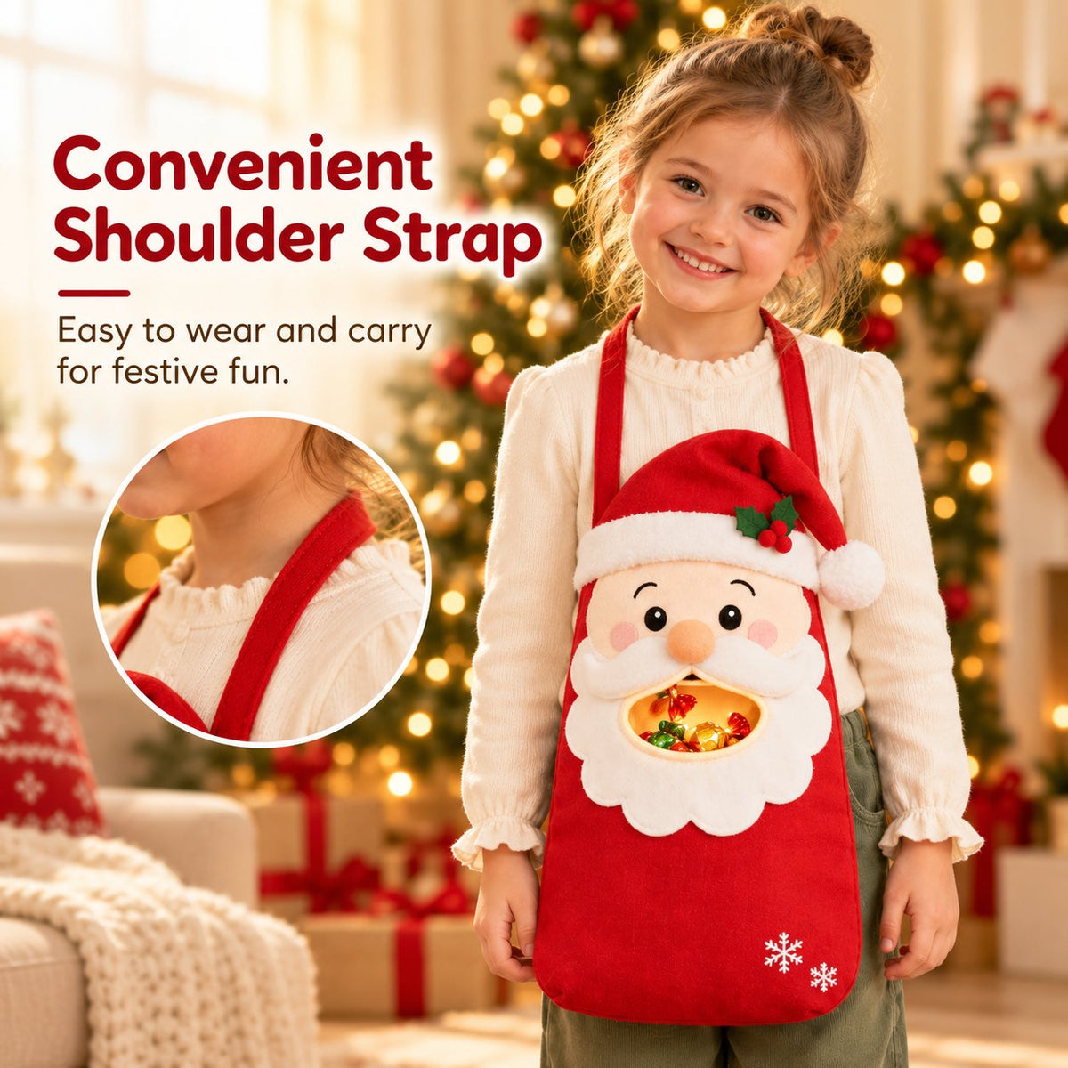 🍬 Christmas Candy Buddy Bag Collection – Festive Candy Holder & Christmas Gift Bag