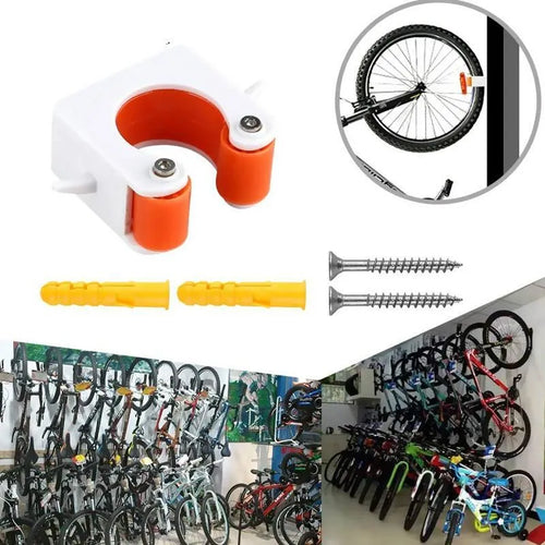 🚲 Orange Floor Bike Stand for Road Bikes | Space-Saving Storage Rack, Factory Direct Deal