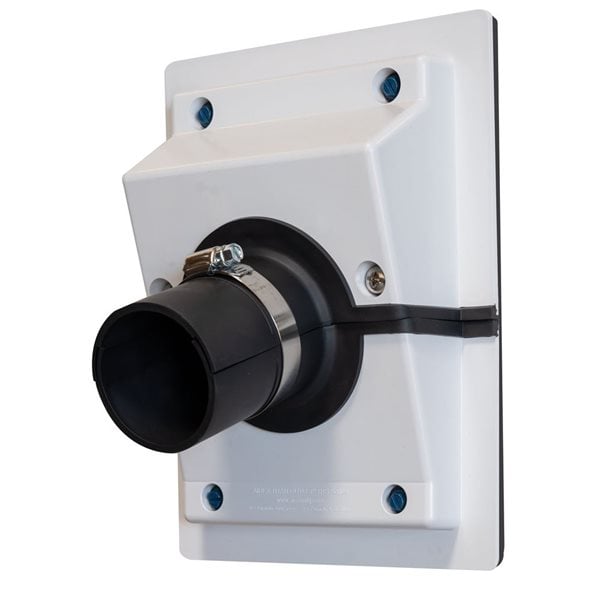 🛠️ HVAC Wall Line Set Cover – White Sealing & Insulation Kit