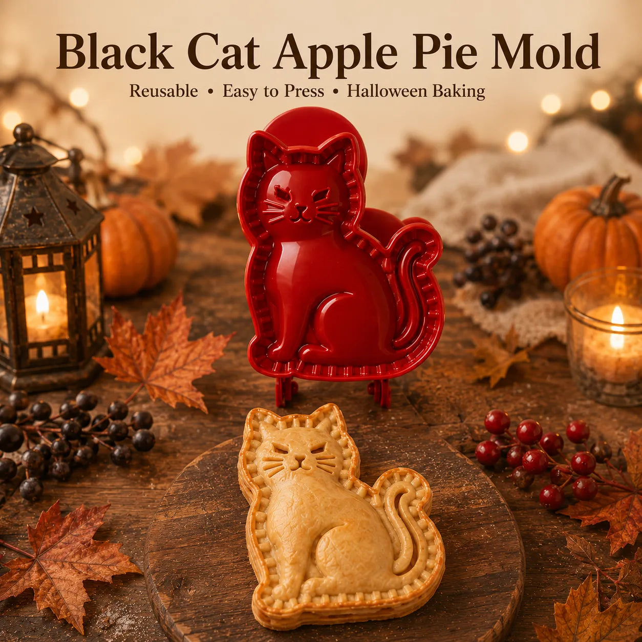 🎃 8-Piece Halloween Mini Hand Pie Mold Set✈️