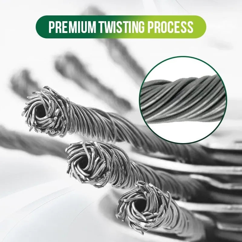 6-Inch Steel Wire Trimmer Head 🌿 – Heavy-Duty Brush Cutter