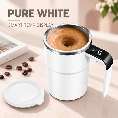 ☕ Rechargeable Auto-Mixing Mug – Hands-Free Stirring for Coffee & More