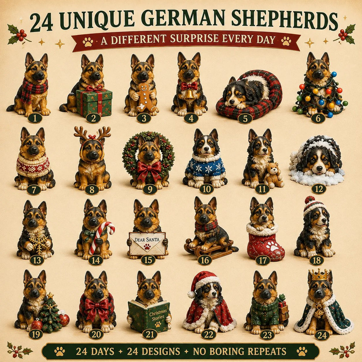 🥇 2026 German Shepherd Christmas Collection